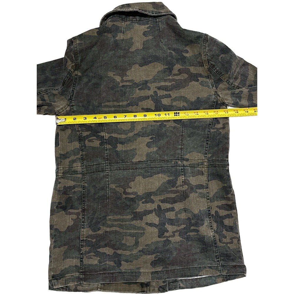 Current Air Los Angeles Camo Jacket Zip Button Closure W/ Pockets Women's SizeXS - Picture 7 of 9